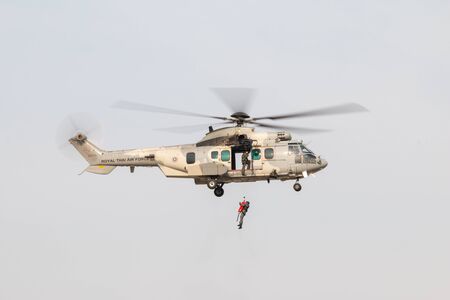BANGKOK THAILAND - January 13, 2018 : Children's Day at Royal Thai Airforce Base Donmuang.のeditorial素材