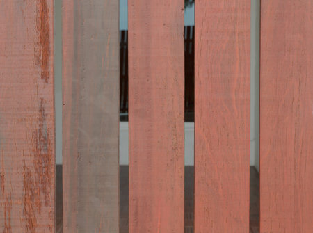 Wooden fence to front yard