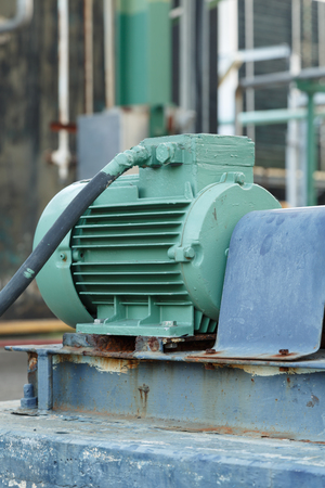 powerful electric motors for modern industrial equipmentの写真素材