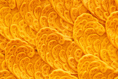 Thai Candle wax carving festivals in the Buddhist tradition, the parade of Nakhon Ratchasima, Thailand.の写真素材