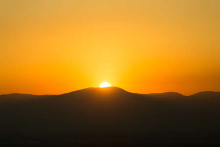 Beautiful sunsetの写真素材