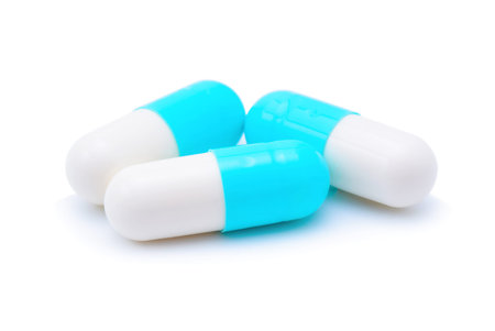 Pills isolated on white background