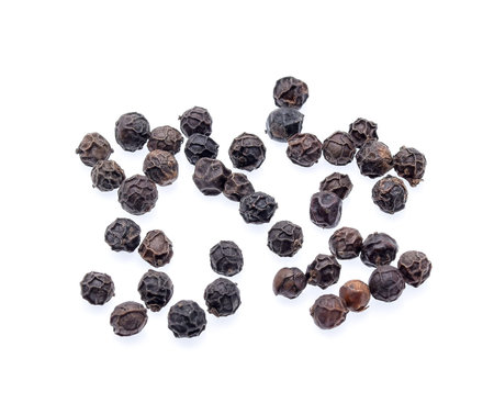 pepper corn on white background
