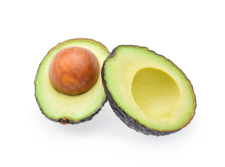 Avocado isolated on white background
