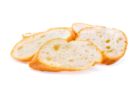 bread isolated on white backgroundの写真素材