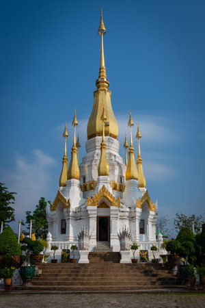 Wat Tham Khuha Sawan, Ubon Ratchathani, Thailandの写真素材