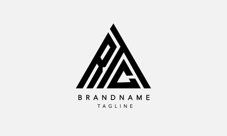 Alphabet letters Initials Monogram logo RTC, RT, TCのイラスト素材