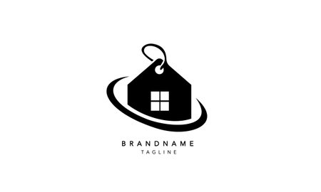 House Sale vector logo, Real estate design, Mortgage logo templateのイラスト素材