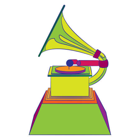 grammy award vintage color is suitable for your designのイラスト素材