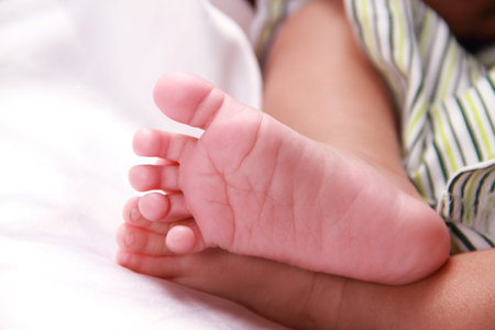 Beautiful baby feet