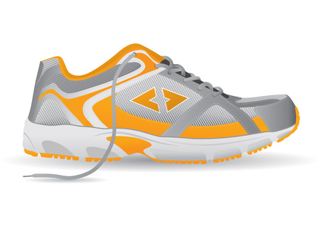 Stylish Sneaker Sports Shoe Vector Illustrationのイラスト素材
