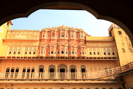 Hawa Mahal - Wind Palace in Jaipur, Rajasthan, Indiaのeditorial素材