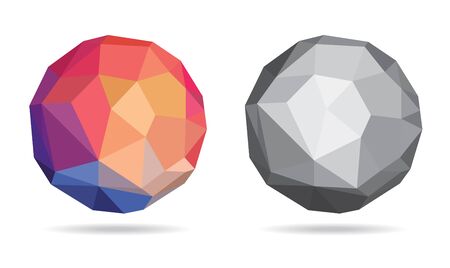 Abstract Colorful Sphere / Globe - Vector Illustrationのイラスト素材