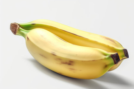 Bunch of bananas isolated on a white background. 3d renderの写真素材