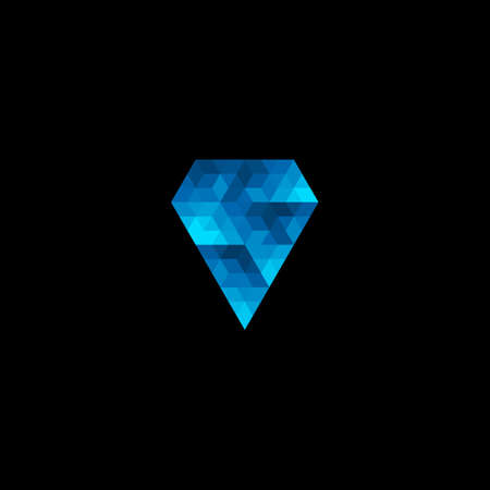 the diamond abstract logo designのイラスト素材