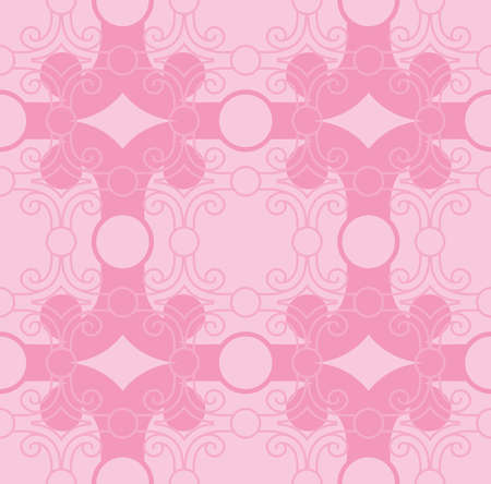 Vintage Vector hand-drawn seamless pattern with ethnic floral ornament. Flowers. Abstract Background.のイラスト素材