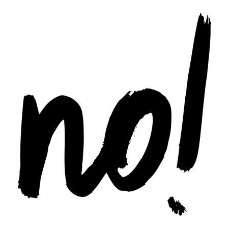 Vector handpainted ink illustration with lettering.のイラスト素材