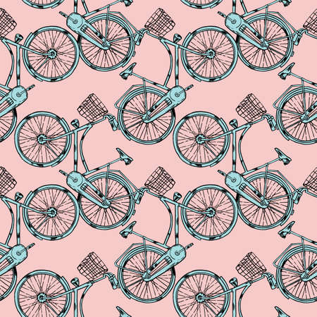 Bicycle with Cartの写真素材