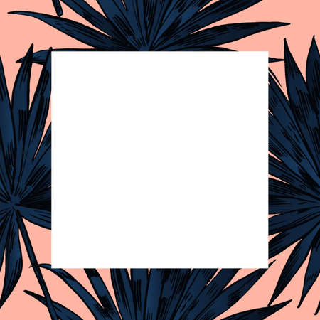 Exotic botanical vector vintage illustration.のイラスト素材