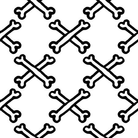 skull with cross-bones.のイラスト素材