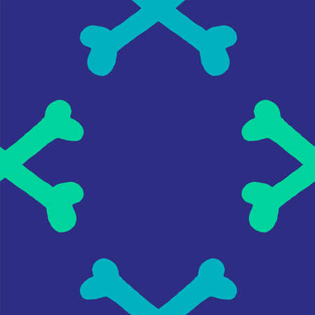 skull with cross-bones.のイラスト素材