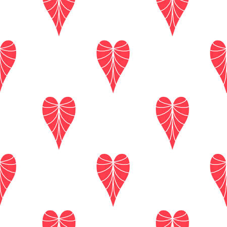 Hand drawn hearts. Design elements for Valentine s day.のイラスト素材