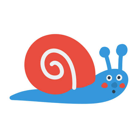 Vector cute vector illustration with doodle funny nailsのイラスト素材