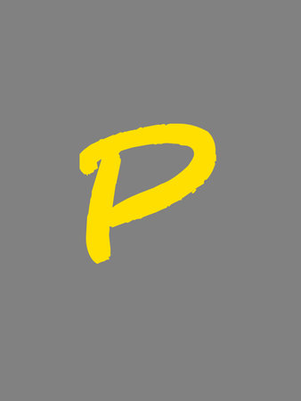 Initial letter p logo or p logo vector design template, Creative Letter p logo designの写真素材