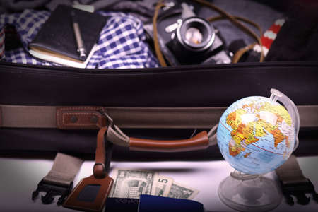 get away from the hustle and go on a journeyの写真素材