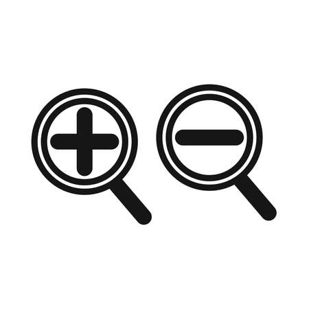 Vector - Magnifying Glass Icon, magnifying glass, search iconのイラスト素材