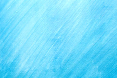 Bright watercolor blue stain drips. Abstract illustration on a white background. Banner for text, grunge element for decorationの写真素材