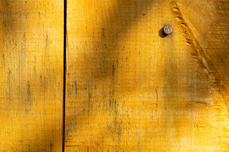 Old wood background with light and shadow. Abstract wooden background with creative lightingの写真素材