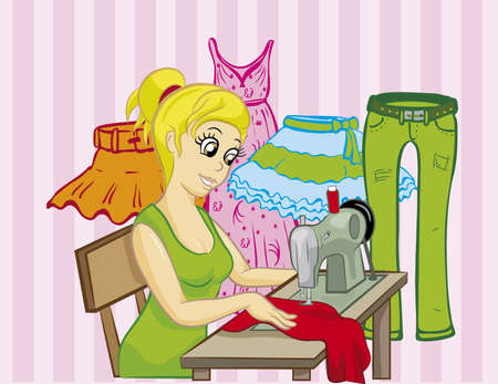 Seamstressのイラスト素材