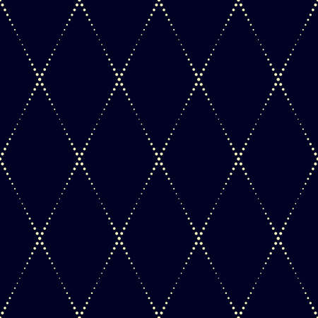 Geometric vector pattern in halftone style with shiny effect. Seamless background from dot lines. Can be used for fabric, paper, web design, textile, printed products.のイラスト素材