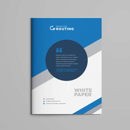 Brochure | White paper | Booklet | Company document | Business Plan|  Annual Report | Sales sheet | Catalog Cover Designのイラスト素材