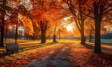 Autumn Season, maple leaf background on autumn or spring season, red and orange maple leaf falling down on an autumn season, Single maple leaf, Isolated autumn backgroundの素材
