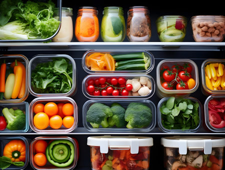 Ai generated diet plan and weight loss photo, proper nutrition, vegetables and fruits for diet plan and healthy lifestyle, weight loss pills and supplements, fitness routineの素材