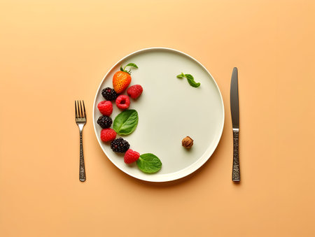 Ai generated diet plan and weight loss photo, proper nutrition, vegetables and fruits for diet plan and healthy lifestyle, weight loss pills and supplements, fitness routineの素材