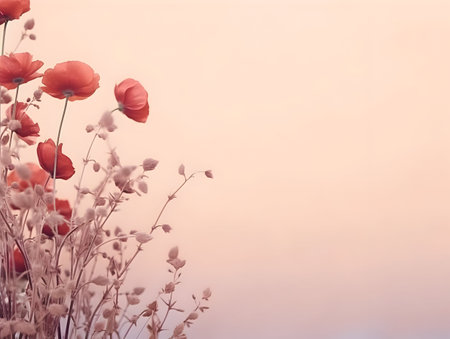 Abstract floral background, floral art abstract wallpaper and background, Floral textured flower, realistic flower background with text writing areaの素材