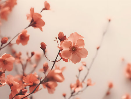 Abstract floral background, floral art abstract wallpaper and background, Floral textured flower, realistic flower background with text writing areaの素材