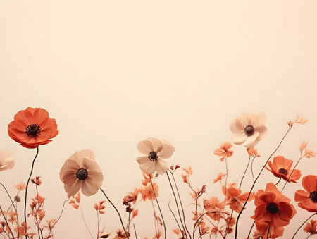 Abstract floral background, floral art abstract wallpaper and background, Floral textured flower, realistic flower background with text writing areaの素材