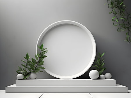 A Mesmerizing 3D Abstract Multicolor Visualization, colorful 3D abstract background design, Minimalistic pattern of simple shapes. Bright creative symmetric texture, ai generatedの素材