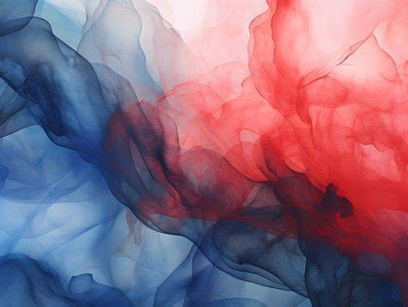 Veil texture abstract background, watercolor fluid painting background, dye splash style, alcohol ink, ai generated photoの素材