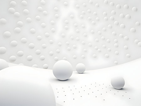 Abstract white and grey background, stripes background with geometric shape, white dotted background, white backgroundの素材