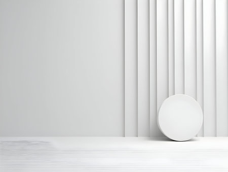 Abstract white and grey background, stripes background with geometric shape, white dotted background, white backgroundの素材