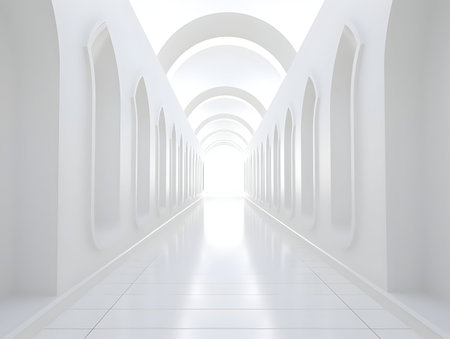 Abstract white and grey background, stripes background with geometric shape, white dotted background, white backgroundの素材