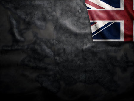 United Kingdom national flag background, UK flag weaving made by silk cloth fabric, UK background, ai generated imageの素材