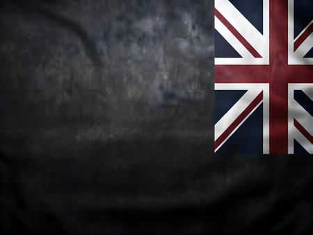 United Kingdom national flag background, UK flag weaving made by silk cloth fabric, UK background, ai generated imageの素材