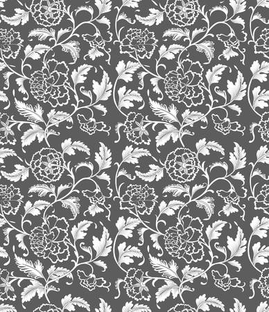 Seamless Chinese vector ornament pattern,のイラスト素材