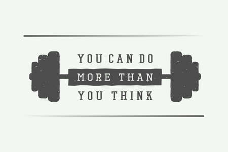 Vintage slogan with motivation. Vector illustrationのイラスト素材